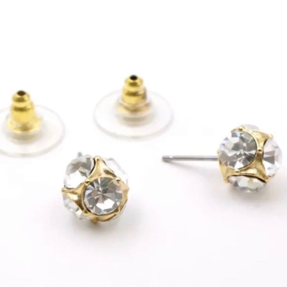 ♠️Kate Spade® Lady Marmalade Crystal Stud Earrings - Picture 3 of 10